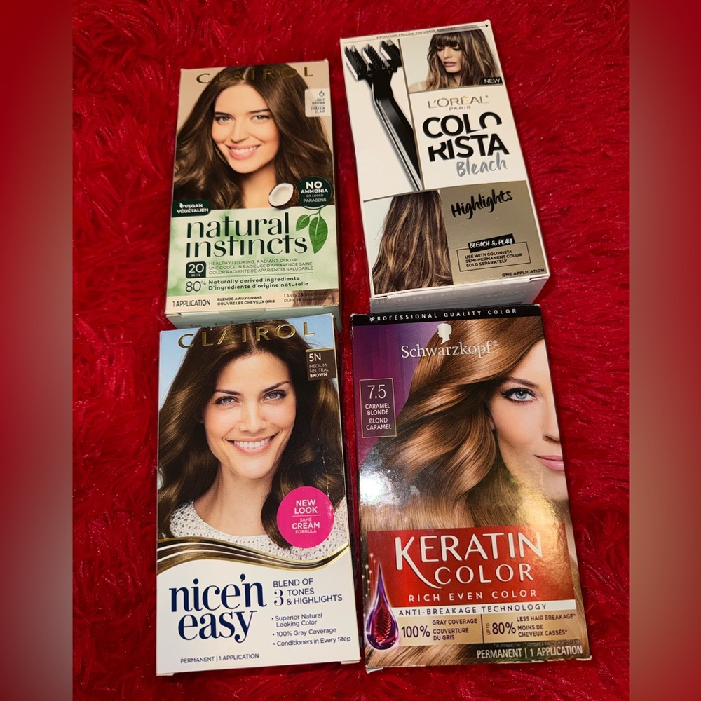 Keratin Color Hair Dye in Caramel Blonde (7.5)